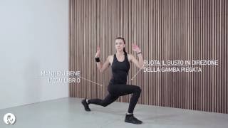 LUNGES ROTATION tutorial by Veronica Tudor