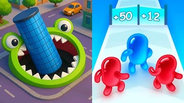 Hole.io VS Join Blob Clash 3D Max All Levels Gameplay Android,iOS NEW UPDATE