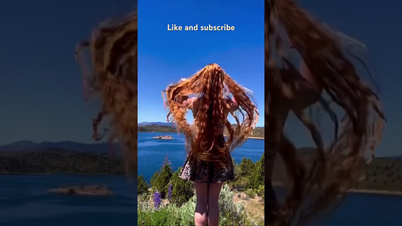 Very long red hair 