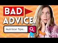 Dietitian explains how to spot bad nutrition advice 