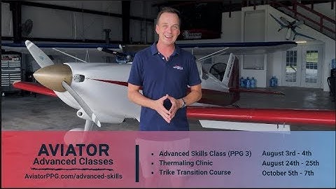 AviatorPPG Advanced Classes Announcement