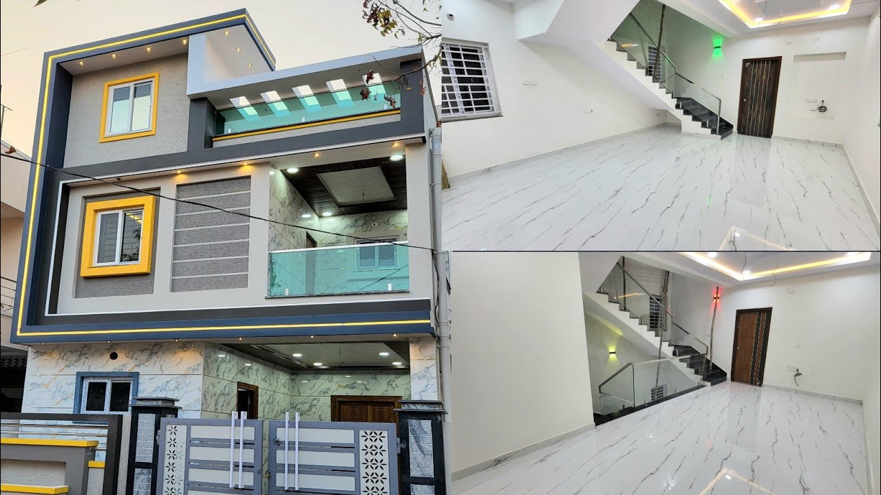 1.60 Cr| 150 SqYd| 2400sft East Face| New Luxury Duplex House for sale in Hyderabad | 3 BHK Villa