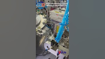 Full automatic assembly machine for hydraulic hinge  #cabinethinge #hingemachinery #doorhinge