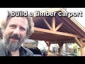 I design and build a timber carport - design project construction project Travels With Geordie #88 I design and build a timber carport - design project construction project Travels With Geordie #88
