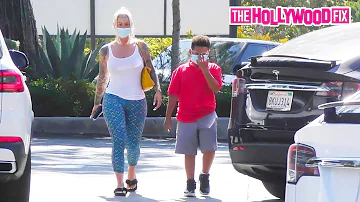 Amber Rose & Wiz Khalifa's Son Sebastian Thomaz Are Asked About Her Breakup From Alexander Edwards