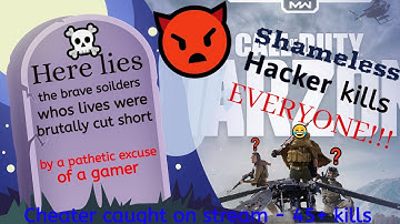100% Hacking 45 kills - this guy has no shame