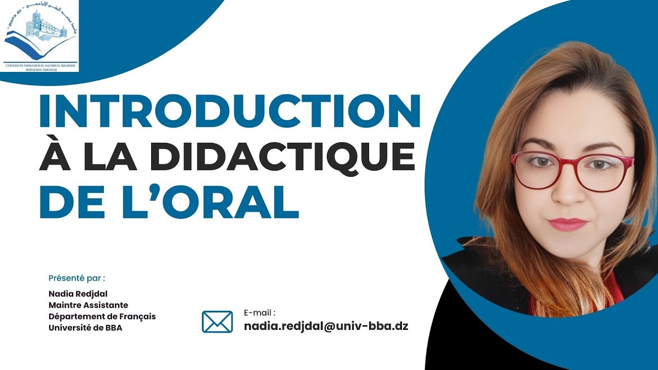 introduction à la didactique de l'oral