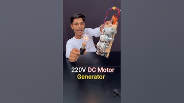 Dynamo + 775 DC Motor electricity Generator Experiment #hackerjp #shorts