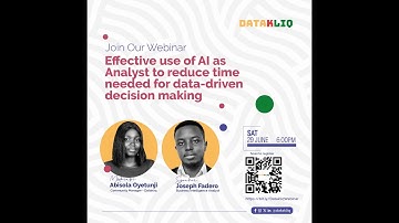 AI for data driven decision making webinar