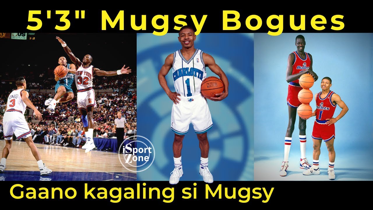 5' 3" Muggsy Bogues. Ang Career ng Pinakamaliit na NBA Player sa ...