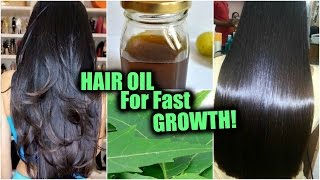 Homemade Hair Oil for FAST Hair Growth, Hair Loss │Neem Herbal Oil for Thick, Shiny, Smooth Hair