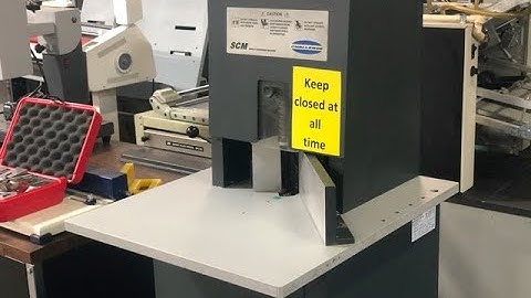 Challenge SCM Video with 1/4" Die