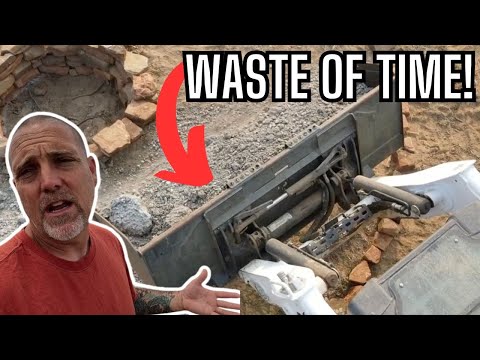 When Farm Projects DO NOT Work Out! Moving Rocks AGAIN! Skid Steer Work | Family Builds Fire Pit