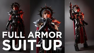 Full Cosplay Armor Suit-Up - WH40k Sister of Battle