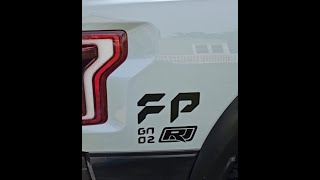 Gen 2 Raptor FP Rear fender Decal instal