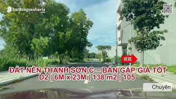 Bán đất | D2 Thanh Sơn C, vew công viên Võ Văn Kiệt, Giá Tốt Bán Gấp cho nhà đầu tư, hỗ trợ sang tên