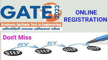 GATE 2023 Registration | GATE 2023 Form  Fill Up | GATE ONLINE FORM  | GATE 2023 Form kaise kare