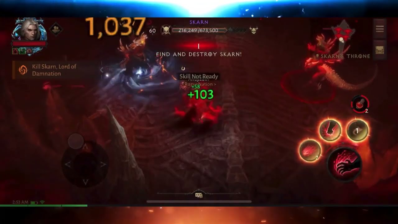 Diablo Immortal Skarn - Boss Fight