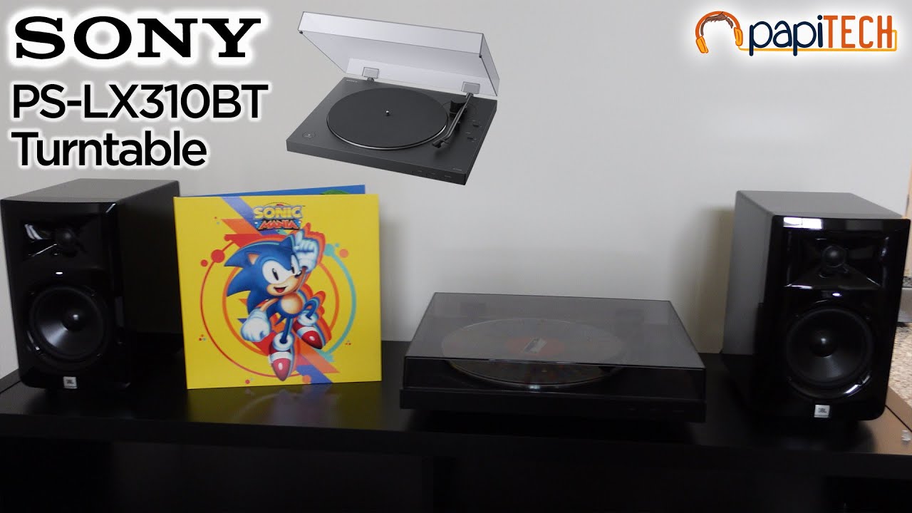 Sony PS-LX310BT Turntable Unboxing Setup Demo 