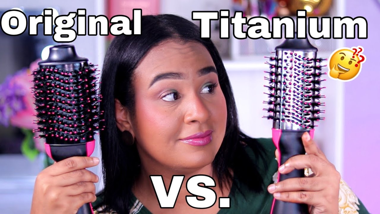 CEPILLO REVLON ORIGINAL VS NO ORIGINAL./ONE STEP HAIR BRUSH/CUAL TRABAJA  MEJOR? 