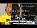 How To: REPAIR Heat Damaged Hair without Cutting it | FIX your Heat Damaged Hair | 5 EASY STEPS
