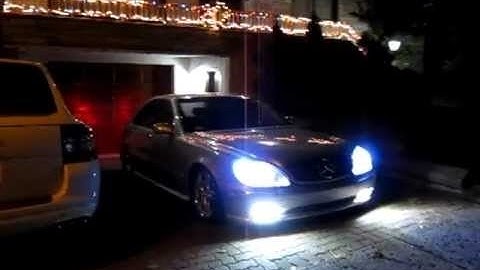 Mercedes FOG lights, HOW TO operate, turn on S550 e500 s500 e350 c240