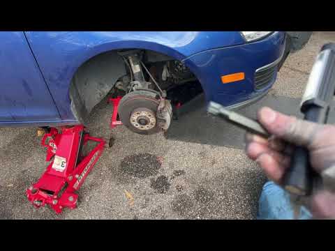 2008 Volkswagen Jetta 2.5 L idler pulley removal, serpentine belt removal, tensioner pulley. 2-6