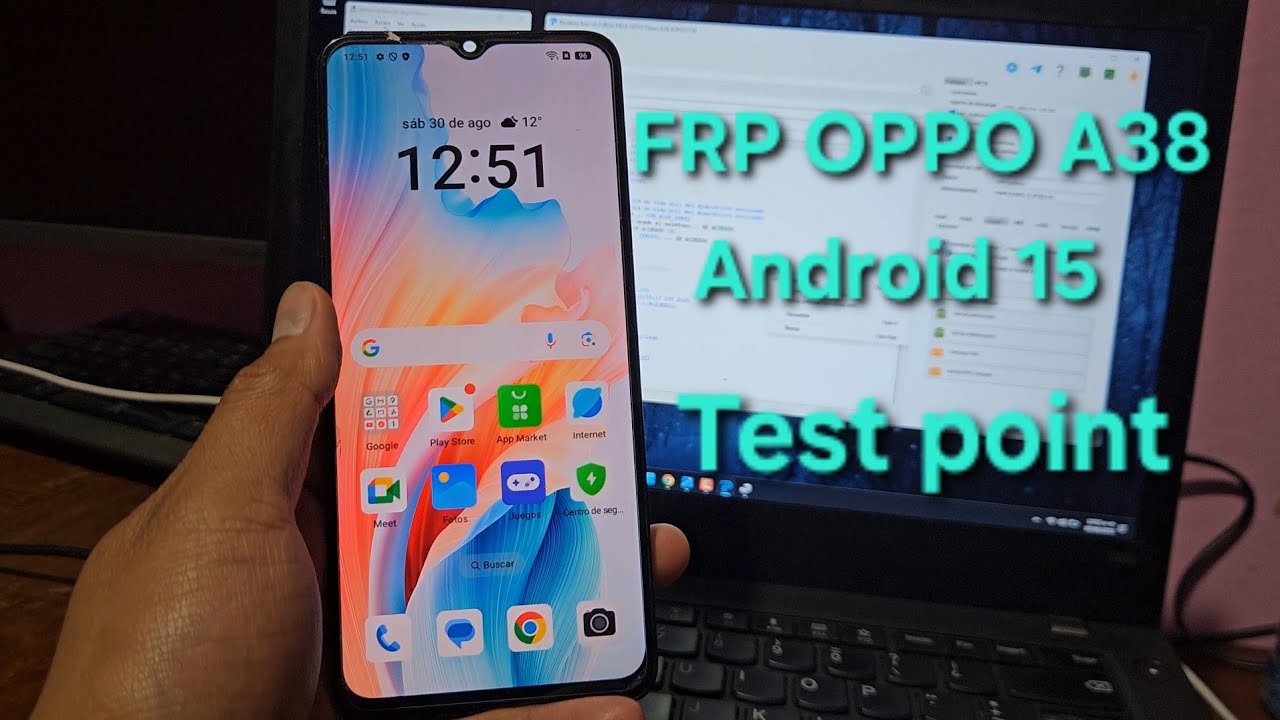 FRP Oppo A38 (CPH2579) android 15 test point ➡️✅️ Pandora 