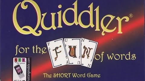 Quiddler How To Play