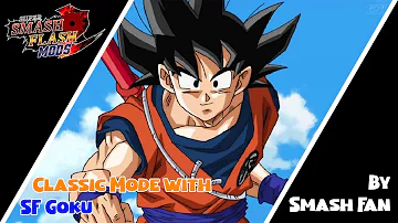 SSF2 Mods: Classic Mode with SF Goku (by Smash Fan)