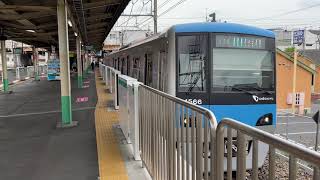 小田急4000形4066F 新松戸駅発車