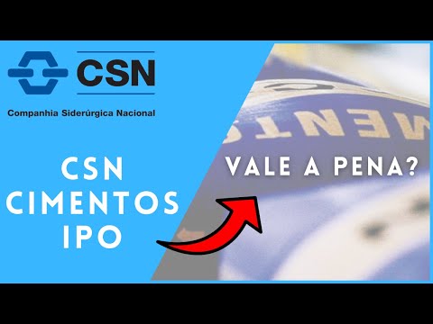 CSN CIMENTOS IPO | VALE A PENA COMPRAR? | VAI ACONTECER? | IPO NA B3 #csna3 #b3sa3 #ipo