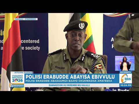 Poliisi Erabudde Abayisa Ebivvulu Egamba Bannabyabufuzi Tebakyagoberera Mateeka