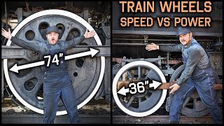 HUGE vs. TINY drive wheels  Why? | Railroad 101