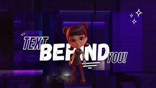 Make Text Go Behind You!⚡| Easy Editing Tutorial | Any editing app👍🏻 | Amenzyedits  screenshot 1
