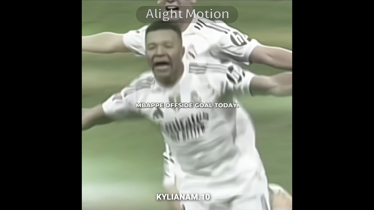 Mbappe offside goal today. 🔥🔥 song: phantom                Creators: EsDeeKid & Rico Ace
