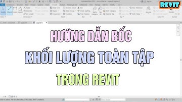 NVT Grab | HƯỚNG DẪN BỐC KHỐI LƯỢNG TOÀN TẬP TRONG REVIT