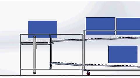 Material Transfer system with Pneumatic system