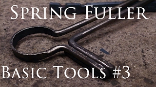 Blacksmithing Tools #3 Spring Fuller (mild steel)