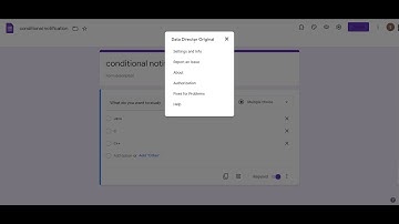 Email Notifications for Google Forms based on response