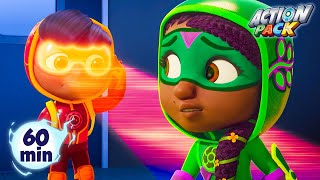 SUPER Vision Saves The Day! | Action Pack  | Action Cartoons For Kids