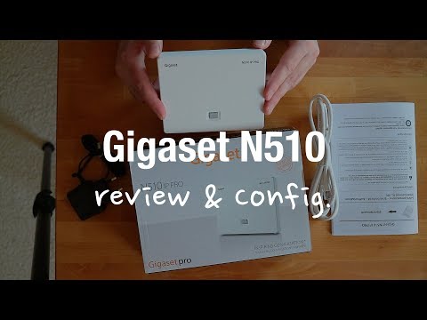 Gigaset N510 IP PRO Base Station (Unboxing, Setup, Review)