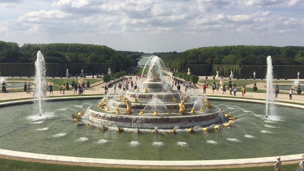 フランス ヴェルサイユ宮殿 噴水ショー Youtube