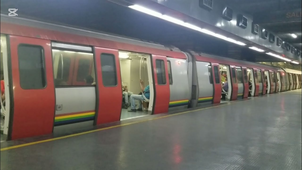 Metro de Caracas Línea 1 Compilación de la Estación Plaza Venezuela Especial 100 suscriptores