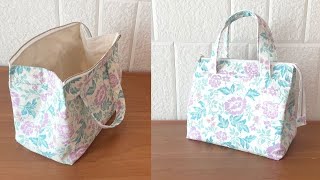 sewing トートバッグの作り方　DIY包　How to make a tote bag　DIYbag bolsa de bricolage　Borsa fai da te　DIY बैग by cherry blossoms 36,377 views 1 year ago 17 minutes