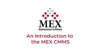 An Introduction to the MEX Computerised Maintenance Management System (CMMS) screenshot 4