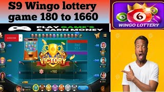 Wingo lottery Game 180 to 1660 winninng tips tricks | S9 game in Pakistan screenshot 5