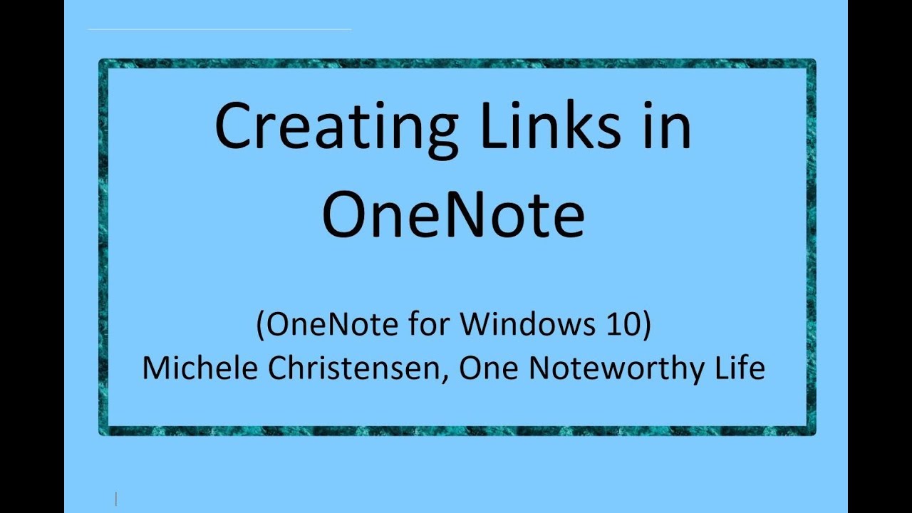 Can You Embed Links In Onenote Can You Embed Links In Onenote