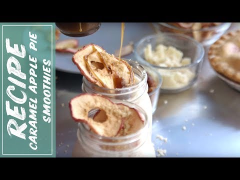 Caramel Apple Pie Smoothie Recipe with Special Guest - The Domestic Geek