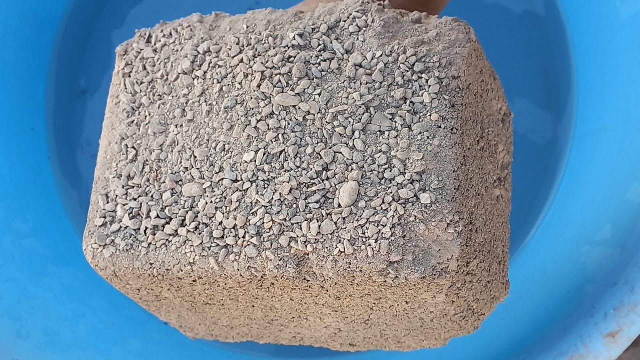 New: 🎊Sand Cement stonecrush New Huge blocks Dusty crumbling Dipping and dry crumbling on paste